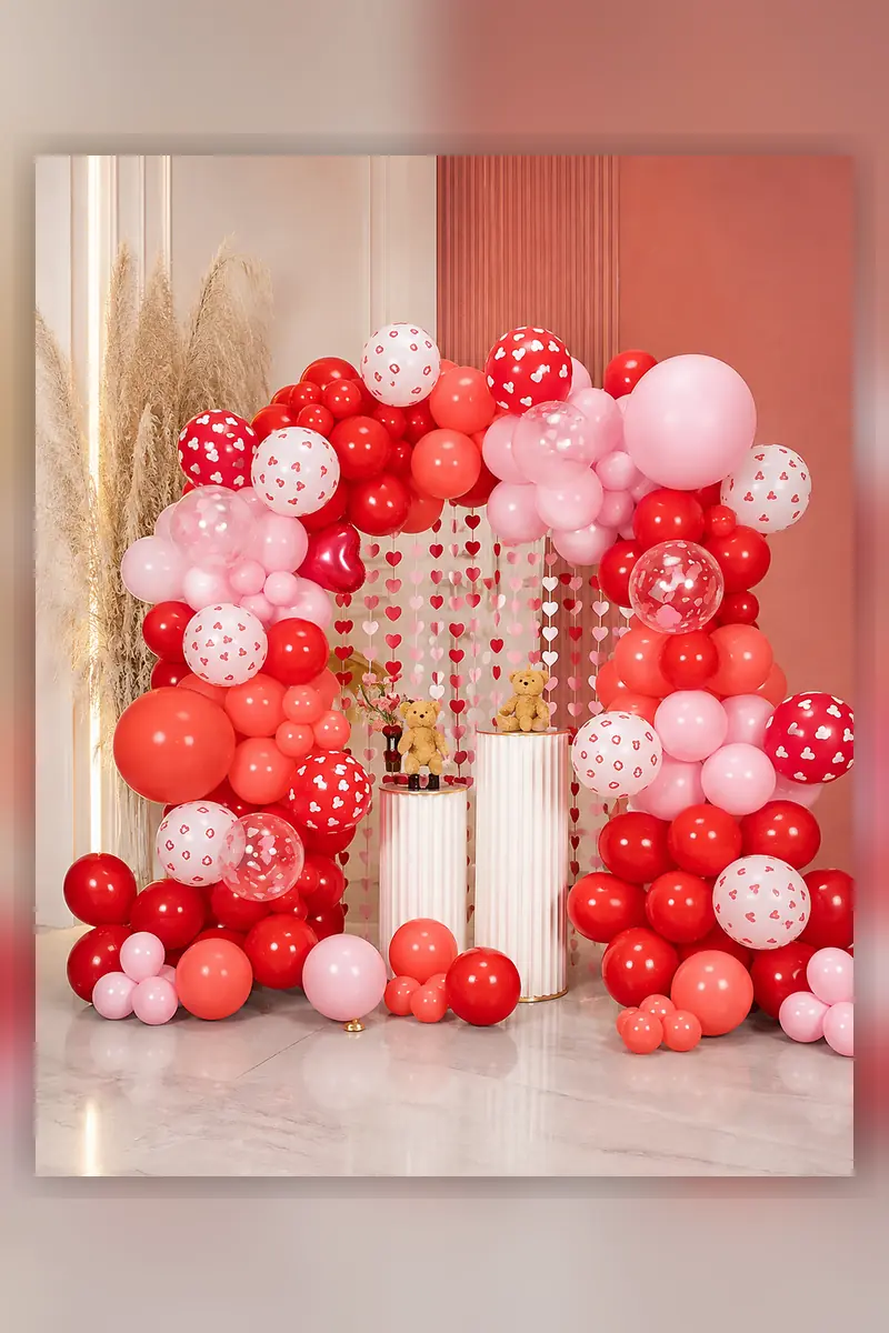 Real birthday décor setup