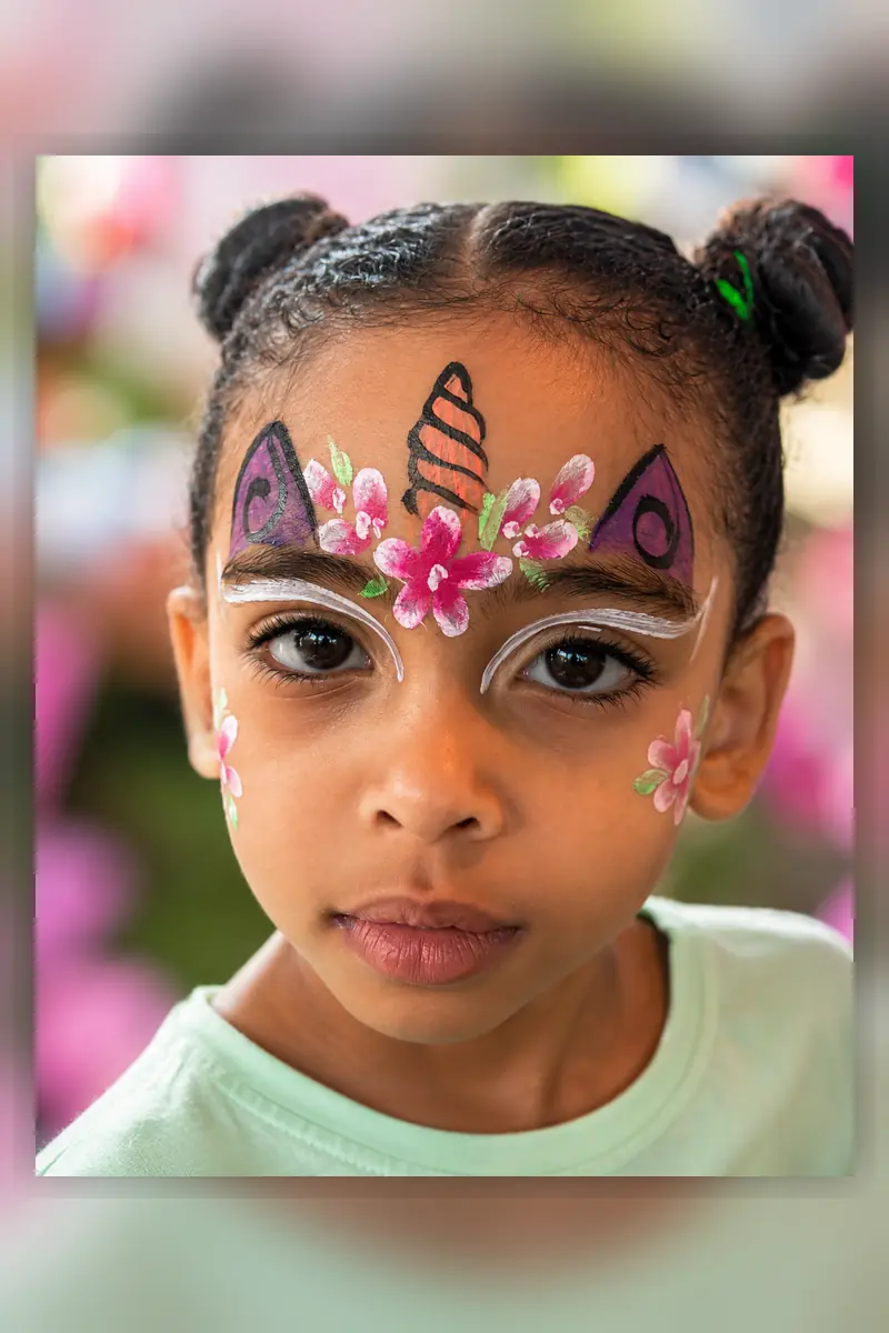 Real face painting